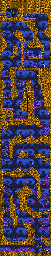 Thumbnail for a map of Planet X 3 for the Genesis game Taz In Escape From Mars.