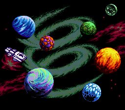 Thumbnail for a map of Stage Select for the Genesis game Teenage Mutant Ninja Turtles: Tournament Fighters.