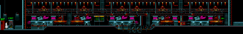 Thumbnail for a map of Level 2-3 for the Genesis game The Terminator.
