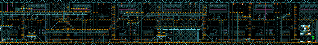 Thumbnail for a map of Level 4 for the Genesis game The Terminator.