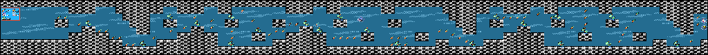 Thumbnail for a map of Level 4-2-2 - WackyLand for the Genesis game Tiny Toon Adventures: Buster's Hidden Treasure.