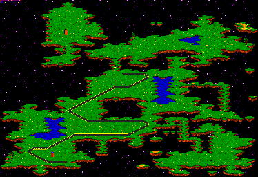 Thumbnail for a map of Fixed World Level 05 (Unmarked) for the Genesis game ToeJam & Earl.