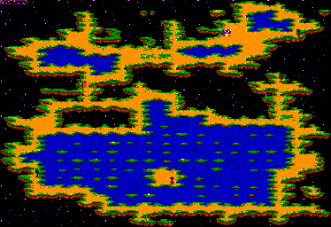 Thumbnail for a map of Fixed World Level 10 (Unmarked) for the Genesis game ToeJam & Earl.