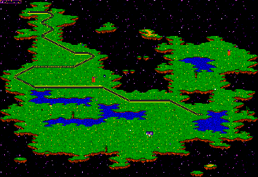 Thumbnail for a map of Fixed World Level 12 (Unmarked) for the Genesis game ToeJam & Earl.