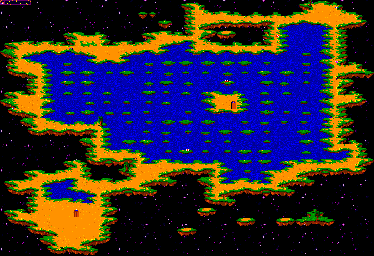 Thumbnail for a map of Fixed World Level 14 (Unmarked) for the Genesis game ToeJam & Earl.