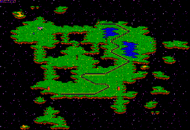 Thumbnail for a map of Fixed World Level 15 (Unmarked) for the Genesis game ToeJam & Earl.