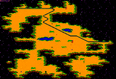 Thumbnail for a map of Fixed World Level 16 (Unmarked) for the Genesis game ToeJam & Earl.