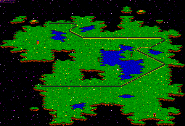 Thumbnail for a map of Fixed World Level 18 (Unmarked) for the Genesis game ToeJam & Earl.