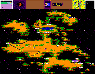Thumbnail for a map of Fixed World Level 21 for the Genesis game ToeJam & Earl.