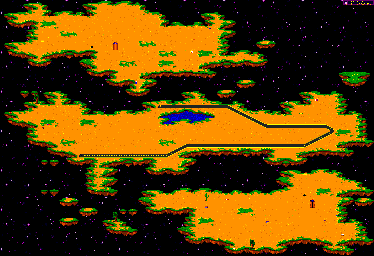 Thumbnail for a map of Fixed World Level 22 (Unmarked) for the Genesis game ToeJam & Earl.