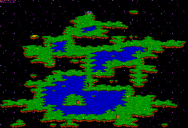 Thumbnail for a map of Fixed World Level 23 (Unmarked) for the Genesis game ToeJam & Earl.
