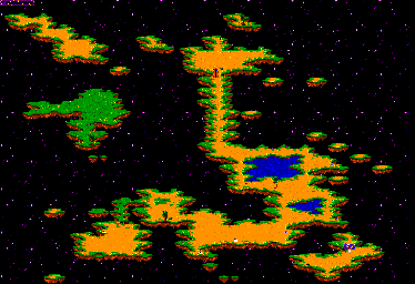 Thumbnail for a map of Fixed World Level 25 (Unmarked) for the Genesis game ToeJam & Earl.