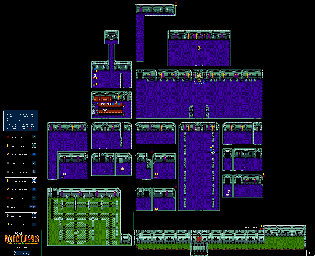 Thumbnail for a map of Castle Sirius for the Genesis game Tougi-Ou: King Colossus.