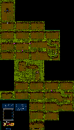 Thumbnail for a map of Forest Of Bewilderment for the Genesis game Tougi-Ou: King Colossus.