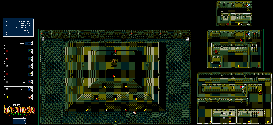 Thumbnail for a map of Shrine Of The Sword Shrine for the Genesis game Tougi-Ou: King Colossus.
