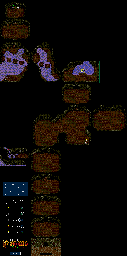 Thumbnail for a map of South-West Cave for the Genesis game Tougi-Ou: King Colossus.