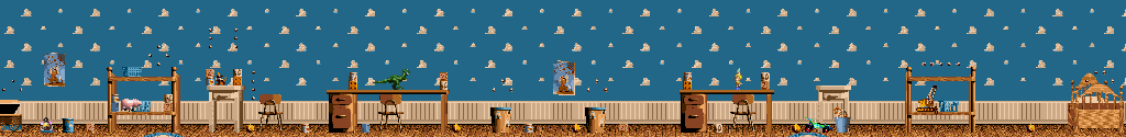 Thumbnail for a map of Level 2 for the Genesis game Toy Story.