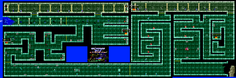 Thumbnail for a map of 08 - Poseidon Temple for the Genesis game Wonder Boy In Monster World.