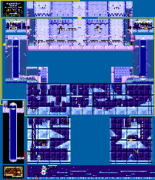 Thumbnail for a map of 13 - Ice Palace for the Genesis game Wonder Boy In Monster World.