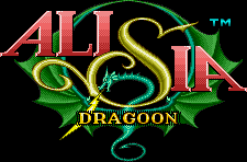 Title screen for the Genesis game Alisia Dragoon.
