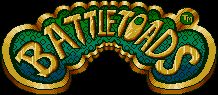 Title screen for the Genesis game Battletoads.