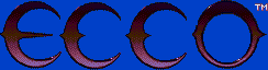 Title screen for the Genesis game Ecco The Dolphin.