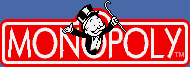 Title screen for the Genesis game Monopoly.