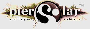 Title screen for the Genesis game Pier Solar And The Great Architects.