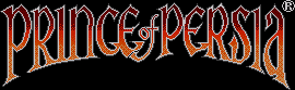 Title screen for the Genesis game Prince Of Persia.