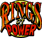 Title screen for the Genesis game Rings Of Power.