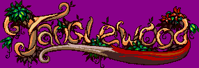 Title screen for the Genesis game Tanglewood.