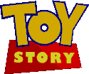 Title screen for the Genesis game Toy Story.
