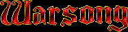 Title screen for the Genesis game Warsong.