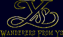 Title screen for the Genesis game Ys: Wanderers From Ys.