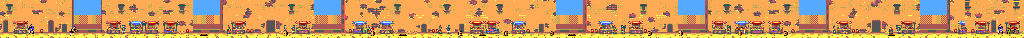 Thumbnail for a map of Agrabah Market for the Master System game Aladdin.