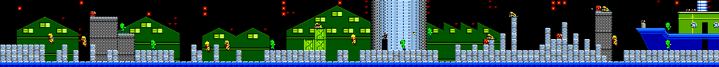 Thumbnail for a map of Round 2 Area 1A for the Master System game Alex Kidd In Shinobi World.