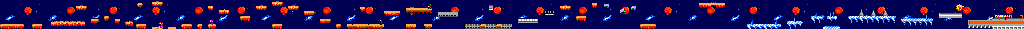 Thumbnail for a map of Round 7: Ziggurat for the Master System game Alex Kidd: The Lost Stars.