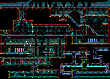 Thumbnail for a map of Level 02 for the Master System game Alien 3.