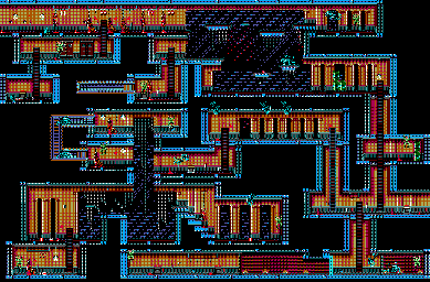 Thumbnail for a map of Level 06 for the Master System game Alien 3.