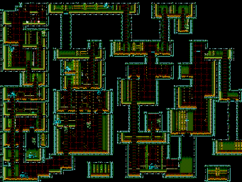 Thumbnail for a map of Level 09 for the Master System game Alien 3.