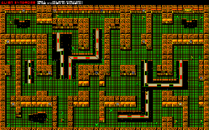 Thumbnail for a map of Round 3 for the Master System game Alien Syndrome.