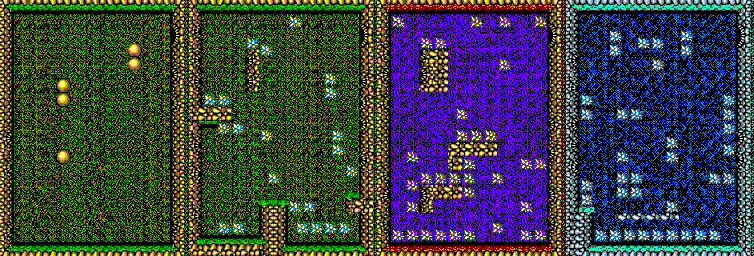 Thumbnail for a map of Stage 4 for the Master System game Battlemaniacs.
