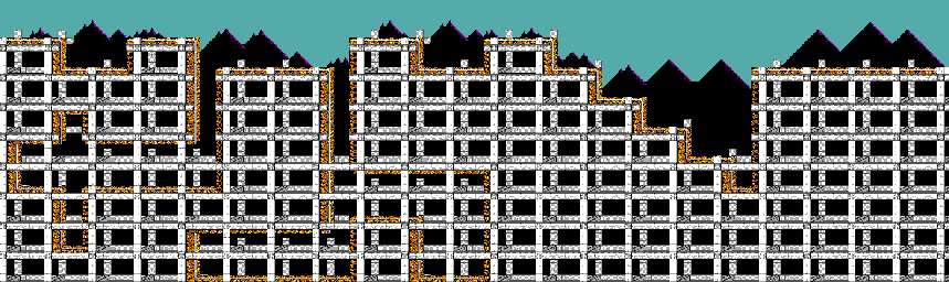 Thumbnail for a map of Stage 5 for the Master System game Battlemaniacs.