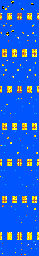 Thumbnail for a map of Pyramid River for the Master System game BMX Trial: Alex Kidd.
