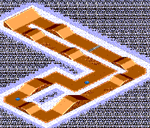Thumbnail for a map of Course No. 03 for the Master System game Buggy Run.