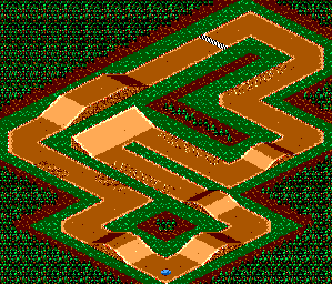 Thumbnail for a map of Course No. 04 for the Master System game Buggy Run.