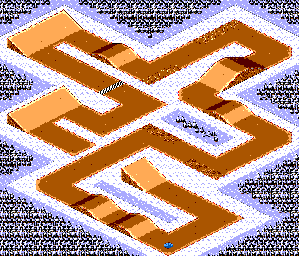 Thumbnail for a map of Course No. 10 for the Master System game Buggy Run.