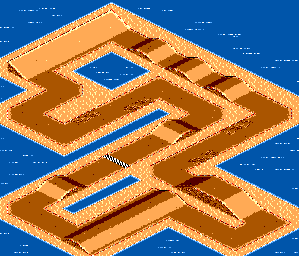 Thumbnail for a map of Course No. 11 for the Master System game Buggy Run.