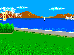 Thumbnail for a map of Foot Bag for the Master System game California Games.