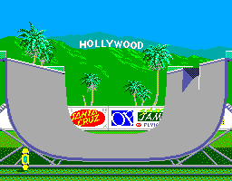 Thumbnail for a map of Half Pipe for the Master System game California Games.